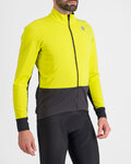 SPORTFUL Cyklistická větruodolná bunda - NEO SOFTSHELL - žlutá