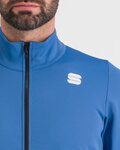 SPORTFUL Cyklistická větruodolná bunda - NEO SOFTSHELL - modrá/černá