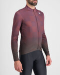 SPORTFUL Cyklistický dres s dlouhým rukávem zimní - ROCKET THERMAL - fialová