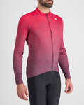 SPORTFUL Cyklistický dres s dlouhým rukávem zimní - ROCKET THERMAL - červená/fialová