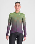 SPORTFUL Cyklistický dres s dlouhým rukávem zimní - ROCKET THERMAL - zelená