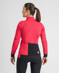 SPORTFUL Cyklistická zateplená bunda - TEMPO W - červená/černá