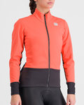 SPORTFUL Cyklistická větruodolná bunda - NEO SOFTSHELL - růžová