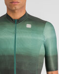 SPORTFUL Cyklistický dres s krátkým rukávem - FLOW SUPERGIARA - zelená