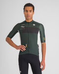 SPORTFUL Cyklistický dres s krátkým rukávem - BREAKOUT SUPERGIARA - zelená/černá