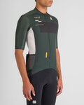 SPORTFUL Cyklistický dres s krátkým rukávem - BREAKOUT SUPERGIARA - zelená/černá