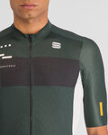 SPORTFUL Cyklistický dres s krátkým rukávem - BREAKOUT SUPERGIARA - zelená/černá