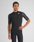 SPORTFUL Cyklistický dres s krátkým rukávem - SUPERGIARA - černá