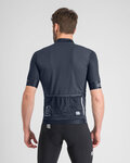 SPORTFUL Cyklistický dres s krátkým rukávem - SRK - modrá