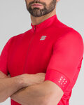 SPORTFUL Cyklistický dres s krátkým rukávem - SRK - cyklámenová