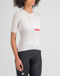 SPORTFUL Cyklistický dres s krátkým rukávem - BOMBER - bílá