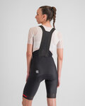 SPORTFUL Cyklistické kalhoty krátké s laclem - FIANDRE W - černá