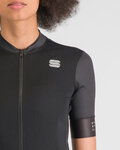 SPORTFUL Cyklistický dres s krátkým rukávem - SRK - černá