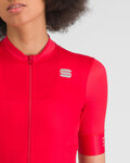 SPORTFUL Cyklistický dres s krátkým rukávem - SRK - červená