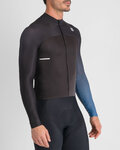 SPORTFUL Cyklistický dres s dlouhým rukávem zimní - BODYFIT PRO THERMAL - černá