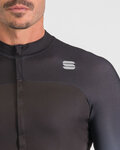 SPORTFUL Cyklistický dres s dlouhým rukávem zimní - BODYFIT PRO THERMAL - černá