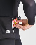 SPORTFUL Cyklistický dres s dlouhým rukávem zimní - SRK THERMAL - černá