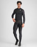 SPORTFUL Cyklistický dres s dlouhým rukávem zimní - SRK THERMAL - černá