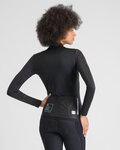 SPORTFUL Cyklistický dres s dlouhým rukávem zimní - SRK THERMAL W - černá