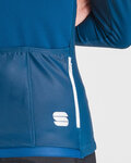 SPORTFUL Cyklistický dres s dlouhým rukávem zimní - SRK THERMAL W - modrá