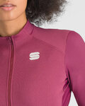 SPORTFUL Cyklistický dres s dlouhým rukávem zimní - SRK THERMAL - růžová
