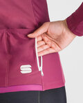SPORTFUL Cyklistický dres s dlouhým rukávem zimní - SRK THERMAL - růžová