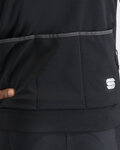 SPORTFUL Cyklistická zateplená bunda - GIARA SOFTSHELL - černá