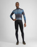 SPORTFUL Cyklistický dres s dlouhým rukávem zimní - FLOW SUPERGIARA THERMAL - modrá