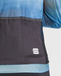 SPORTFUL Cyklistický dres s dlouhým rukávem zimní - FLOW SUPERGIARA THERMAL W - modrá