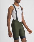 SPORTFUL Cyklistické kalhoty krátké s laclem - GIARA 2 - zelená