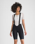SPORTFUL Cyklistické kalhoty krátké s laclem - SUPERGIARA 2 W - černá