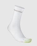 SPORTFUL Cyklistické ponožky klasické - CLASSIC - bílá