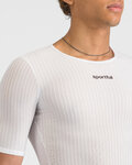 SPORTFUL Cyklistické triko s krátkým rukávem - PRO BASELAYER - bílá