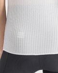 SPORTFUL Cyklistické triko bez rukávů - PRO BASELAYER W - bílá