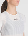 SPORTFUL Cyklistické triko s krátkým rukávem - PRO BASELAYER W - bílá