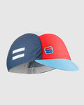 SPORTFUL Cyklistická čepice - HERITAGE - modrá/červená/šedá