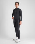 SPORTFUL Cyklistický dres s dlouhým rukávem zimní - CLASSIC THERMAL - černá