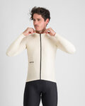 SPORTFUL Cyklistický dres s dlouhým rukávem zimní - CLASSIC THERMAL - ivory