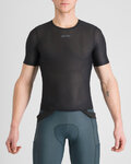 SPORTFUL Cyklistické triko s krátkým rukávem - WINTER LAYER - černá