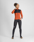 SPORTFUL Cyklistická zateplená bunda - SUPERGIARA 2 W - oranžová/černá