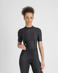 SPORTFUL Cyklistické triko s krátkým rukávem - WINTER LAYER W - černá