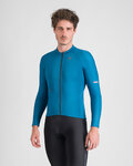 SPORTFUL Cyklistický dres s dlouhým rukávem zimní - SUPERNOVA THERMAL - modrá