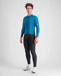 SPORTFUL Cyklistický dres s dlouhým rukávem zimní - SUPERNOVA THERMAL - modrá