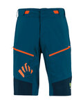 KARPOS Cyklistické kalhoty krátké bez laclu - RAPID BAGGY - modrá