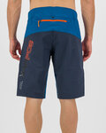 KARPOS Cyklistické kalhoty krátké bez laclu - RAPID BAGGY - modrá