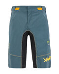 KARPOS Cyklistické kalhoty krátké bez laclu - BALLISTIC EVO - modrá/šedá
