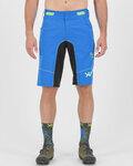 KARPOS Cyklistické kalhoty krátké bez laclu - BALLISTIC EVO - světle modrá