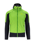 KARPOS Cyklistická větruodolná bunda - LAVAREDO - zelená/černá