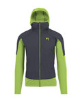 KARPOS Cyklistická větruodolná bunda - LAVAREDO - zelená/modrá