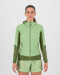 KARPOS Cyklistická větruodolná bunda - LAVAREDO W - zelená/světle zelená